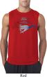 Ford Tee Mustang Red White and Blue Sleeveless Shirt