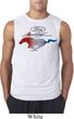 Ford Tee Mustang Red White and Blue Sleeveless Shirt