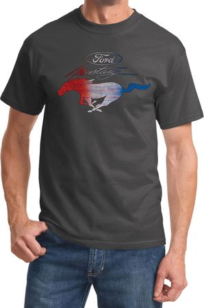 Ford Tee Mustang Red White and Blue T-shirt