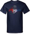 Ford Tee Mustang Red White and Blue Tall Shirt