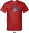Ford Tee Mustang Red White and Blue Tall Shirt