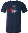 Ford Tee Mustang Red White and Blue Tri Blend Tee