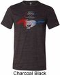 Ford Tee Mustang Red White and Blue Tri Blend Tee