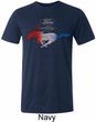 Ford Tee Mustang Red White and Blue Tri Blend Tee