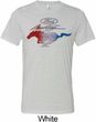 Ford Tee Mustang Red White and Blue Tri Blend Tee