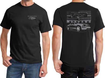 Ford Tee Mustang with Grill (Front & Back) T-Shirt