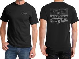 Ford Tee Mustang with Grill (Front & Back) T-Shirt