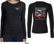 Ford Tee Mustangs Untamed (Front & Back) Ladies Long Sleeve