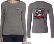 Ford Tee Mustangs Untamed (Front & Back) Ladies Long Sleeve