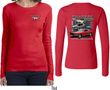 Ford Tee Mustangs Untamed (Front & Back) Ladies Long Sleeve