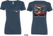 Ford Tee Mustangs Untamed (Front & Back) Ladies V-neck