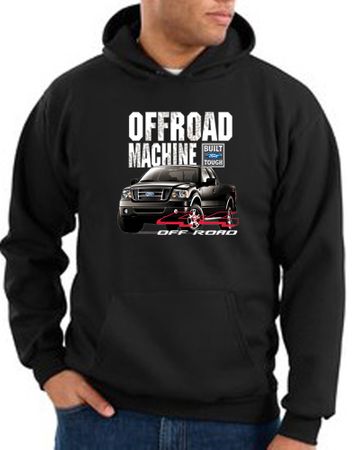 Ford Truck Hoodie F-150 4X4 Offroad Machine Black Hoody