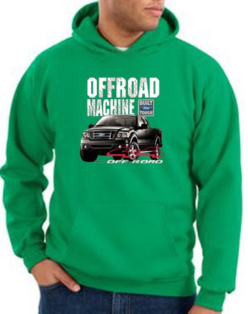 Ford Truck Hoodie F-150 4X4 Offroad Machine Kelly Green Hoody