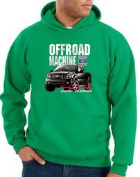 Ford Truck Hoodie F-150 4X4 Offroad Machine Kelly Green Hoody