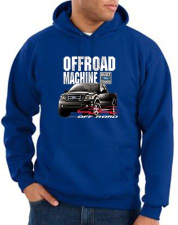 Ford Truck Hoodie F-150 4X4 Offroad Machine Royal Hoody