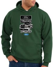 Ford Truck Hoodie Hooded Sweatshirt - F-150 Adult Dark Green Hoody Ford Truck Hoodie Hooded Sweatshirt - F-150 Adult Dark Green Hoody