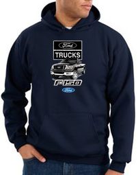 Ford Truck Hoodie Hooded Sweatshirt - F-150 Adult Navy Hoody Ford Truck Hoodie Hooded Sweatshirt - F-150 Adult Navy Hoody