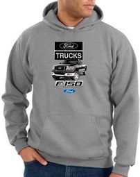 Ford Truck Hoodie Hooded Sweatshirt F-150 Athletic Heather Hoody Ford Truck Hoodie Hooded Sweatshirt F-150 Athletic Heather Hoody