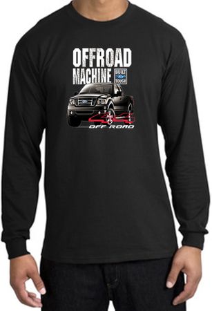 Ford Truck Long Sleeve Shirt - F-150 4X4 Offroad Machine Black T-Shirt