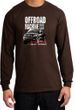 Ford Truck Long Sleeve Shirt - F-150 4X4 Offroad Machine Brown T-Shirt