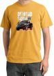 Ford Truck Pigment Dyed T-Shirt - F-150 4X4 Offroad Adult Mustard Tee
