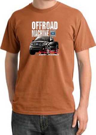 Ford Truck Pigment Dyed T-Shirt - F-150 4X4 Offroad Burnt Orange Tee