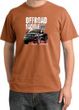 Ford Truck Pigment Dyed T-Shirt - F-150 4X4 Offroad Burnt Orange Tee