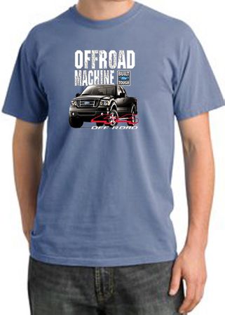 Ford Truck Pigment Dyed T-Shirt - F-150 4X4 Offroad Night Blue Tee