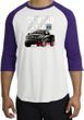 Ford Truck Raglan Shirt - F-150 4X4 Offroad Machine Adult White/Purple