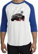 Ford Truck Raglan Shirt - F-150 4X4 Offroad Machine Adult White/Royal
