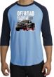 Ford Truck Raglan Shirt - F-150 4X4 Offroad Machine Carolina Blue/Navy