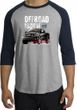 Ford Truck Raglan Shirt - F-150 4X4 Offroad Machine Heather Grey/Navy