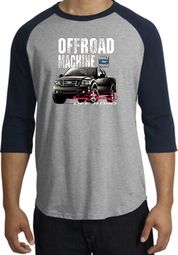 Ford Truck Raglan Shirt - F-150 4X4 Offroad Machine Heather Grey/Navy