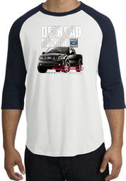 Ford Truck Raglan Shirt - F-150 4X4 Offroad Machine White/Navy T-Shirt