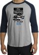 Ford Truck Raglan Shirt - F-150 Truck Adult Heather Grey/Navy T-Shirt