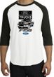 Ford Truck Raglan Shirt - F-150 Truck Adult White/Black T-Shirt