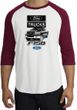 Ford Truck Raglan Shirt - F-150 Truck Adult White/Cardinal T-Shirt