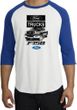 Ford Truck Raglan Shirt - F-150 Truck Adult White/Royal T-Shirt