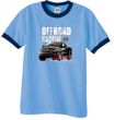 Ford Truck Ringer T-Shirt - F-150 4X4 Offroad Machine Adult Blue/Navy