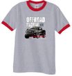 Ford Truck Ringer T-Shirt - F-150 4X4 Offroad Machine Adult Grey/Red