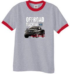 Ford Truck Ringer T-Shirt - F-150 4X4 Offroad Machine Adult Tee Shirt