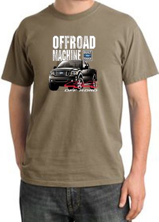 Ford Truck Shirt F-150 4X4 Offroad Machine Pigment Dyed Tee Sandstone