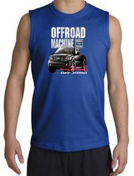 Ford Truck Shooter Shirt - F-150 4X4 Offroad Machine Adult Royal Shirt