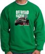 Ford Truck Sweatshirt - F-150 4X4 Offroad Machine Adult Kelly Green