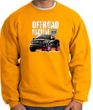 Ford Truck Sweatshirt - F-150 4X4 Offroad Machine Gold Sweat Shirt