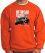 Ford Truck Sweatshirt - F-150 4X4 Offroad Machine Orange Sweat Shirt
