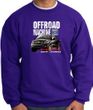 Ford Truck Sweatshirt - F-150 4X4 Offroad Machine Purple Sweat Shirt