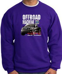 Ford Truck Sweatshirt - F-150 4X4 Offroad Machine Purple Sweat Shirt