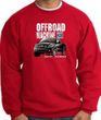Ford Truck Sweatshirt - F-150 4X4 Offroad Machine Red Sweat Shirt