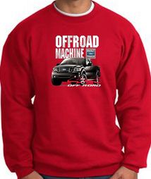 Ford Truck Sweatshirt - F-150 4X4 Offroad Machine Red Sweat Shirt